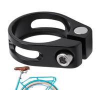 Reggisella - Terminal - Clip pour tuyau en alliage d'aluminium - Siège à fruits de mer avec protection anti-denft - Terminal de rechange pour vélo de route - Accessoires de vélo - 28,6 mm