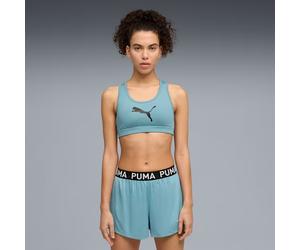 REGGISENO PUMA 4KEEPS BRA Bleu Noir 526961 Taille Sportive Manica Corta