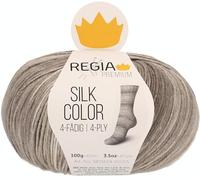 Regia 9801634-00021 Fil à Tricoter à la Main, 55% Laine, 25% Polyamide, 20% Soie, Taupe, 16 x 8 x 8 cm, Set de 400 Pièces