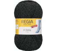 Regia Schachenmayr 4-Fils Uni, 100G Anthrazit Meliert Fils À Tricoter