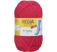 Regia Schachenmayr Fil à tricoter à la main à 6 brins, couleur unie, 50 g azalée