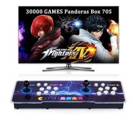 RegiisJoy Pandora's Box 70S Console de Jeu Rétro 30 000 en 1 pour PC, Projecteur et TV, 2 à 4 Joueurs, 1280 x 720, Jeux 3D, Recherche/Cache/Enregistrement/Chargement/Pause, Liste des Favoris