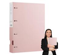 Regilable Project Binder - A4 Organisateur Display, Faux Leather Book | Extension du dossier d'index Rainbow, stockage multiple pour les rapports de financement, transporteur de portefeuille pour les