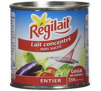 Régilait Lait Concentré Non Sucré Boîte 170 g - Lot de 3
