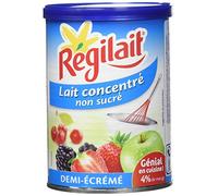 Régilait Lait Concentré Non Sucré Boîte Demi-Écrémé 3 x 410 g - Lot de 2