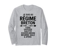 Régime Breton Humour Bretagne Cidre Saucisse Galette Beurre Manche Longue