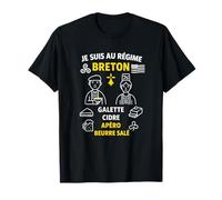régime Breton Vivre en Bretagne Humour Tradition T-Shirt