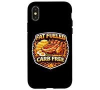 Régime cétogène paléo Carnivore sans Glucides alimentés en matières Grasses Coque pour iPhone X/XS