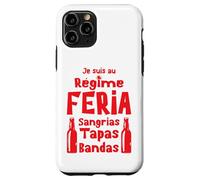 Régime Feria Sangria, Tapas, Bandas Apéro Sud-Ouest Bayonne Coque pour iPhone 11 Pro