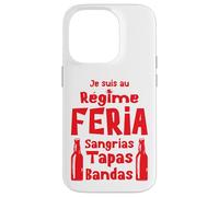 Régime Feria Sangria, Tapas, Bandas Apéro Sud-Ouest Bayonne Coque pour iPhone 14 Pro