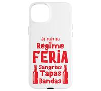 Régime Feria Sangria, Tapas, Bandas Apéro Sud-Ouest Bayonne Coque pour iPhone 15 Plus