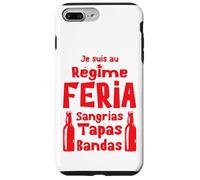 Régime Feria Sangria, Tapas, Bandas Apéro Sud-Ouest Bayonne Coque pour iPhone 7 Plus/8 Plus