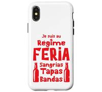 Régime Feria Sangria, Tapas, Bandas Apéro Sud-Ouest Bayonne Coque pour iPhone X/XS