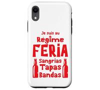 Régime Feria Sangria, Tapas, Bandas Apéro Sud-Ouest Bayonne Coque pour iPhone XR