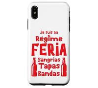 Régime Feria Sangria, Tapas, Bandas Apéro Sud-Ouest Bayonne Coque pour iPhone XS Max