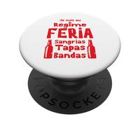 Régime Feria Sangria, Tapas, Bandas Apéro Sud-Ouest Bayonne PopSockets PopGrip Adhésif
