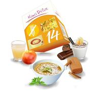 Régime hyperprotéiné sur 14 jours sans gluten - Perte de poids jusqu'à 5 kilos - Pack de 33 produits 1 shaker 1 guide minceur avec programme détaillé