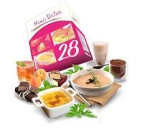 Régime hyperprotéiné sur 28 jours spécial végétariens - Perte de poids jusqu'à 9 kilos - Pack de 66 produits + 1 shaker + 1 guide minceur avec programme détaillé