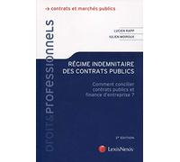 regime indemnitaire des contrats publics