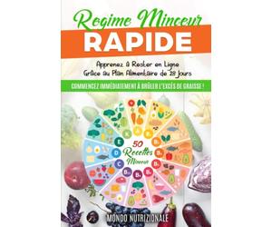 Régime Minceur Rapide: Commencez Immédiatement à Brûler l’Excès de Graisse ! Apprenez à Rester en Ligne Grâce au Plan Alimentaire de 28 Jours + 50 Recettes Minceur