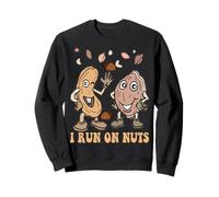 Régime végétarien végétarien I Run on Nuts I Heart Nuts Sweatshirt