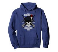 Régiment Royal des Fusiliers Sweat à Capuche, Unisexe pour Adultes, Bleu Marine, XXL