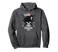 Régiment Royal des Fusiliers Sweat à Capuche, Unisexe pour Adultes, Chiné Foncé, M