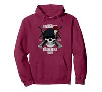Régiment Royal des Fusiliers Sweat à Capuche, Unisexe pour Adultes, Marron, S