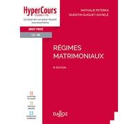 Régimes matrimoniaux 6ed