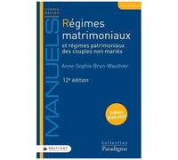 Régimes Matrimoniaux Et Régimes Patrimoniaux Des Couples Non Mariés
