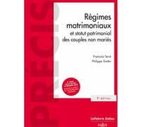 Régimes matrimoniaux et statut patrimonial des couples non mariés François Terré (Auteur), Philippe Simler (Auteur)