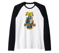Regina Caeli Bienheureuse Vierge Marie et Enfant Jésus Manche Raglan