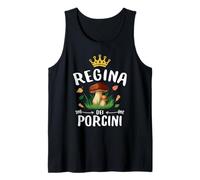 Regina Dei Porcini Funny Mushroom Lover for Her Débardeur