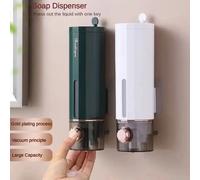 Regina-Distributeur mural de désinfectant pour les mains non perforant, support mural, presse, maison, hôtel, gel douche, boîte à shampoing white