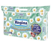 Regina Lot de 8 rouleaux de papier toilette Motif camomille