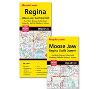 Regina / Moose Jaw Carte pliée - 1168 | MapArt