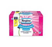 Regina Serviettes Jetables - Lot de 100 Services, Serviettes Jetables Pratiques et Hygiéniques, 100% Cellulose FSC, Biodégradables, Pack Distributeur