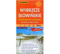 Région côtière du parc national de Slowinski carte de l'eau 1:55 000