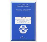 Région Et Développement N° 1998-7
