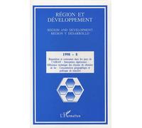 Région Et Développement N° 8-1998