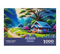 Région montagneuse Puzzle 1000 Pièces - Activité Familiale Stimulante, Carton Recyclé, Déco Murale Après Assemblage, Format 70x50cm/1000pcs