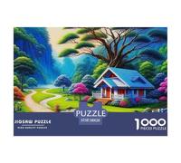 Région montagneuse Puzzle 1000 pièces - Cadeau Parfait pour Passionnés De Puzzles, Carton Premium, Pièces Épaisses, Poster Mural, 38x26cm/1000pcs