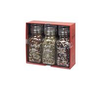 Regional Co. | 3 Sels et Herbes : Chimichurri, Aromatique, Épicé Broyeur 450g.