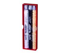 Regional Co. | 3 Tubes de Flocons de Sel Noir, Blanc et Citron 51g.