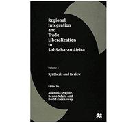 Regional Integration And Trade Liberalization In Subsaharan Africa