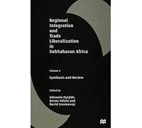 Regional Integration And Trade Liberalization In Subsaharan Africa