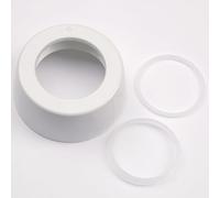 Regiplast 214031 Ecrou + Joint pour Tube Semi-Bas, Blanc