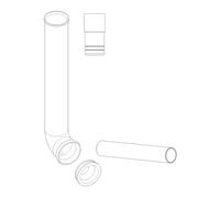 Regiplast 215800 Tube de chasse à encastrer pour réservoir Europa 800