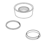 Regiplast 300520 Ecrou + Joint 32 x 50 pour réservoir Europa réf 300-europa 301/900, Blanc