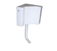 Regiplast Réservoir d'angle 400 semi-bas à commande interrompable Blanc